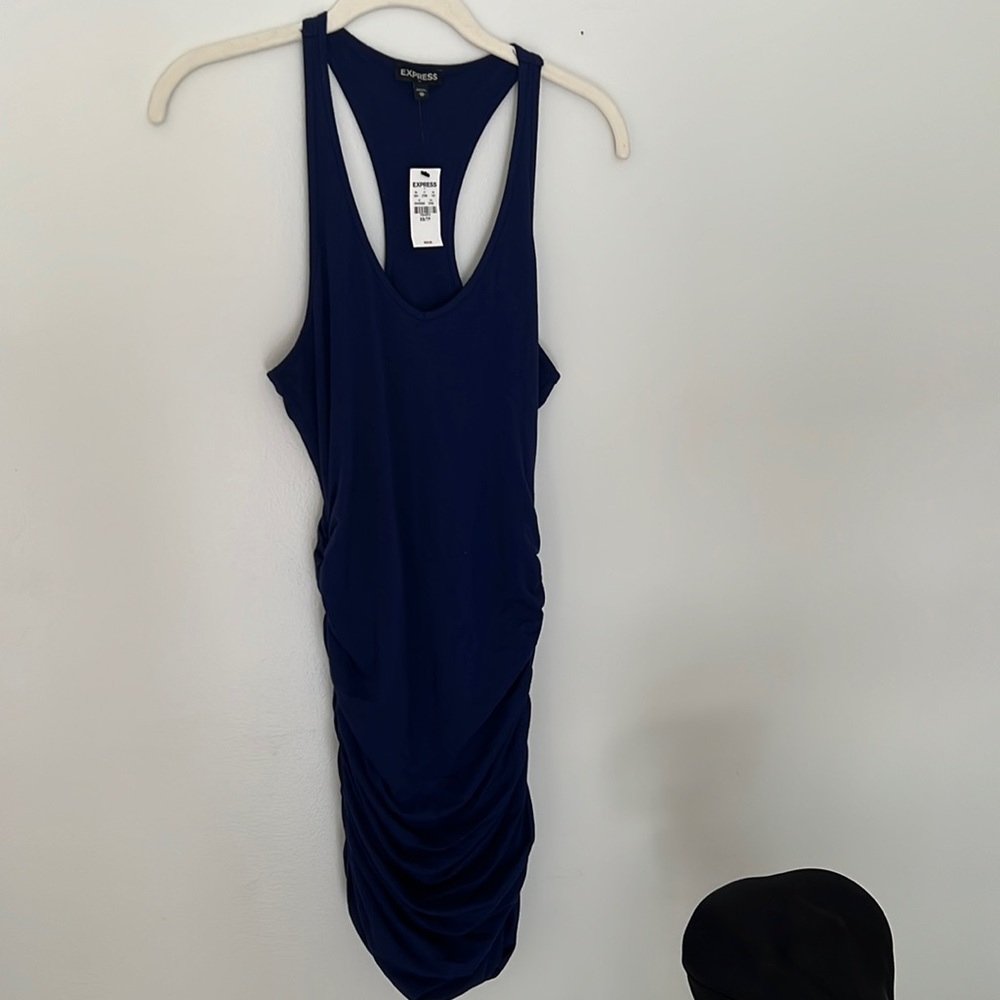 Express Racerback Navy Dress